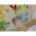 MASTERKIDZ TABLICA EDUKACYJNA NAUKA OTWIERANIA ZAMKÓW ME12531