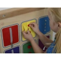MASTERKIDZ TABLICA EDUKACYJNA NAUKA OTWIERANIA SUWAKÓW I GUZIKÓW ME12524