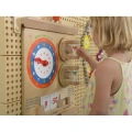 MASTERKIDZ TABLICA EDUKACYJNA NAUKA O CZASIE NAUKA GODZIN ME09609
