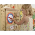 MASTERKIDZ TABLICA EDUKACYJNA NAUKA O CZASIE NAUKA GODZIN ME09609