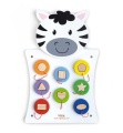 VIGA DREWNIANA ZABAWKA ŚCIENNA DOPASUJ KSZTAŁTY ZEBRA 50681