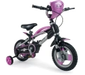 INJUSA ROWEREK DZIECIĘCY Z BOCZNYMI KÓŁKAMI ELITE BIKE PINK 12002