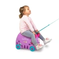 TRUNKI JEŻDŻĄCA WALIZECZKA - JEŹDZIK WALIZKA 2w1 KOTEK CASSIE 0322