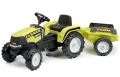 FALK DUŻY TRAKTOR NA PEDAŁY Z PRZYCZEPĄ FARM POWER MAX 3-7 LAT 1023AB