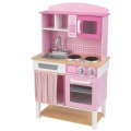KIDKRAFT DREWNIANA KUCHNIA DO ZABAWY HOME COOKIN' RÓŻOWA 53198