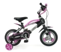 INJUSA ROWEREK DZIECIĘCY Z BOCZNYMI KÓŁKAMI ELITE BIKE PINK 12002