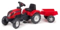 FALK TRAKTOR NA PEDAŁY Z PRZYCZEPĄ RANCH TRAC 2-5 LAT CZERWONY 2051AC