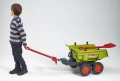 FALK DUŻY TRAKTOR NA PEDAŁY Z PRZYCZEPĄ, ŁYŻKĄ I ŁADOWARKĄ CLAAS AXOS 3-7 LAT 1010WH