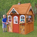 KIDKRAFT DREWNIANY DOMEK OGRODOWY DLA DZIECI  STONEY CREEK CEDAR 00401