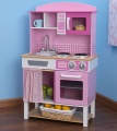 KIDKRAFT DREWNIANA KUCHNIA DO ZABAWY HOME COOKIN' RÓŻOWA 53198