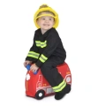 TRUNKI JEŻDŻĄCA WALIZECZKA - JEŹDZIK WALIZKA 2w1 WÓZ STRAŻACKI FRANK 0254