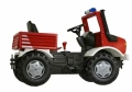 ROLLY TOYS SAMOCHÓD NA PEDAŁY MERCEDES UNIMOG STRAŻ POŻARNA 036639