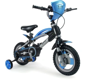 INJUSA ROWEREK DZIECIĘCY Z BOCZNYMI KÓŁKAMI ELITE BIKE BLUE 12001 
