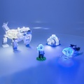 LASER PEGS ŚWIECĄCE KLOCKI ATAK TYGRYSA SZABLOZĘBNEGO 18404