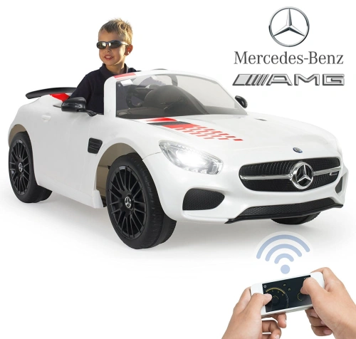INJUSA SAMOCHÓD NA AKUMULATOR 12V MERCEDES AMG GT-S IMOVE BIAŁY 7173