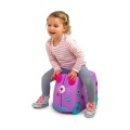 TRUNKI JEŻDŻĄCA WALIZECZKA - JEŹDZIK WALIZKA 2w1 KOTEK CASSIE 0322