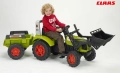 FALK DUŻY TRAKTOR NA PEDAŁY Z PRZYCZEPĄ I ŁYŻKĄ CLAAS ARION 1040M