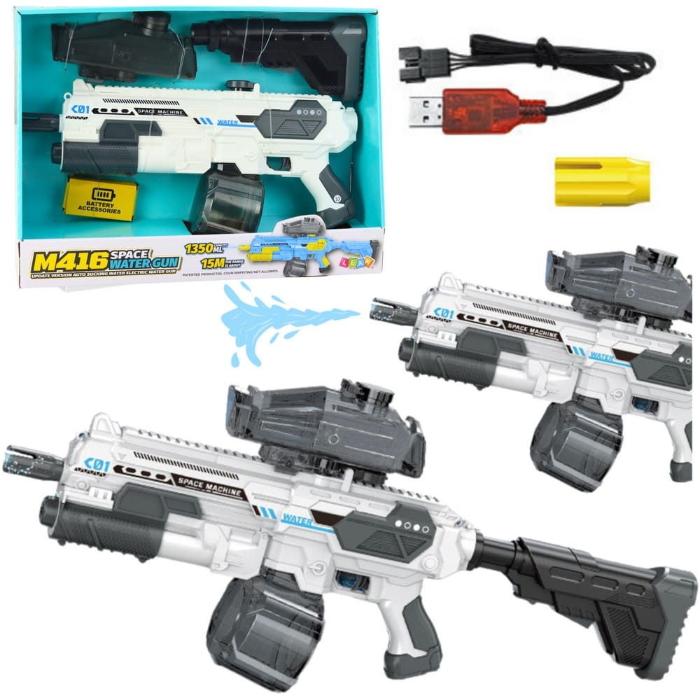 Elektryczne pistolety na wodę. Nowa generacja hydro-miotaczy (Analiza Battle Pro vs M416)